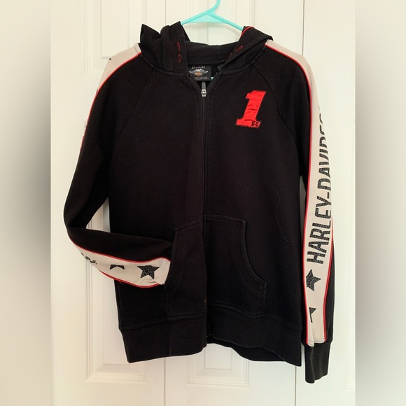 Harley-Davidson Tops - Harley Davidson Zip Up Hoodie